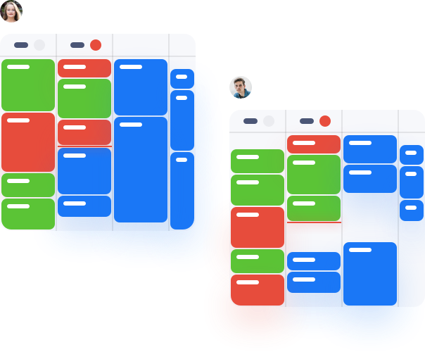 Suivi des agendas des collaborateurs